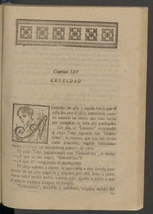 Capítulo XXV - Crueldad