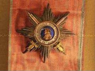 Orden Philipp des Großmütigen, Bruststern zum Großkreuz mit Schwertern