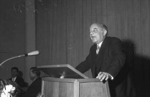 Stuttgart: Kammerspiele, Prof. Dr. Edgar Salin, Basel, Festrede