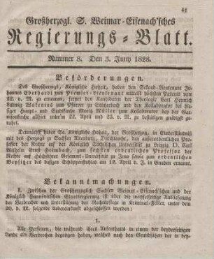 Nr. 8 : 3. Juny 1828