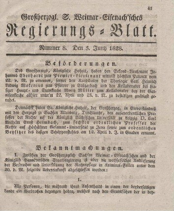 Nr. 8 : 3. Juny 1828