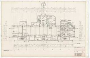 Zentralbibliothek der Landbauwissenschaft, Bonn Neubau: 2.UG, Bauteil II, 1:50