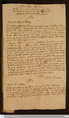 Brief August Hermann Franckes an [Joachim Lange].