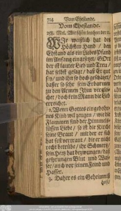 Vom Ehestande.