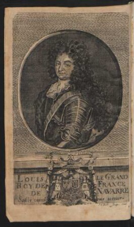 Louis Le Grand Roy De France De Navarre
