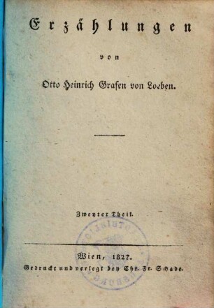 Erzählungen, 2