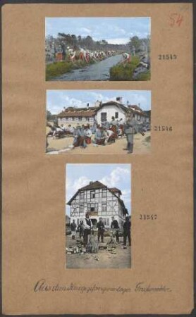 Kriegsgefangenenlager Grafenwöhr (Gefangene); col.