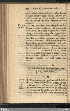 Caput IX. De dijudicandis inventis cum propriis, tum alienis