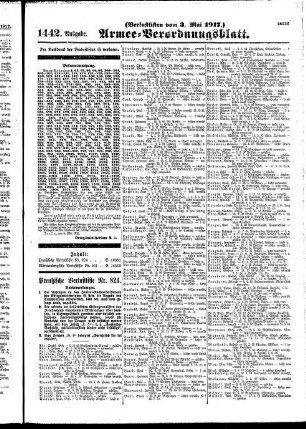 1442.Ausgabe. Donnerstag, 3. Mai 1917