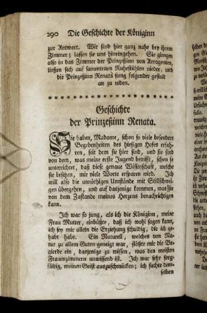 Geschichte der Prinzeßinn Renata