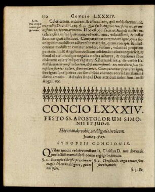 Concio LXXXIV. Festo SS. Apostolorum Simonis Et Judae.