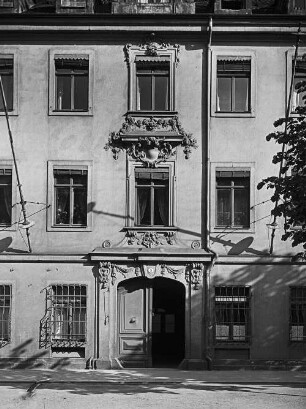Dresden-Neustadt, Königstraße 5. Wohnhaus, Teilansicht