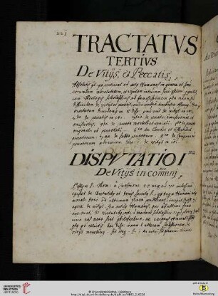Tractatus Tertius