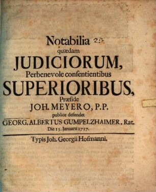 Notabilia quaedam iudiciorum
