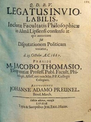 Legatus Inviolabilis