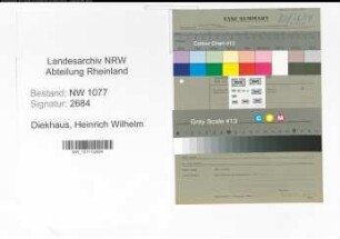 Entnazifizierung Heinrich Wilhelm Diekhaus , geb. 00.00.0000 (Feuerwehrmann)