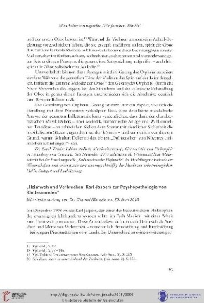 Heimweh und Verbrechen : Karl Jaspers zur Psychopathologie von Kindesmorden