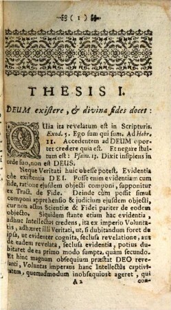 Theses theologicae de Deo uno et Trino
