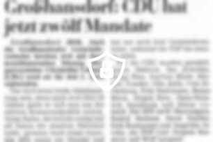 Großhansdorf: CDU hat jetzt zwölf Mandate