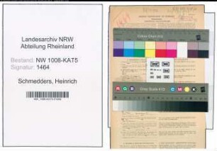 Entnazifizierung Heinrich Schmedders , geb. 31.08.1902 (Landwirt)