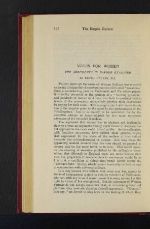 Votes for Women