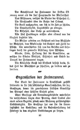 Organisation der Freimaurerei
