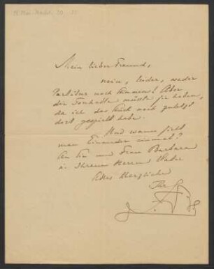 Brief an Philipp Jarnach : o.D.