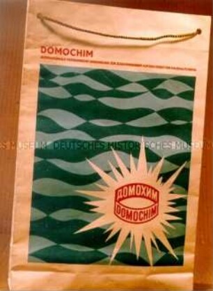 Tragetasche "DOMOCHIM" mit Merkblatt