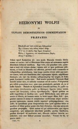 Demosthenis et Aeschinis quae exstant omnia, 6. Scholia et variantes lectiones ad Demosthenem