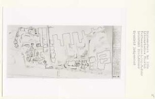 Literarisches Viertel, Berlin-Mitte (Diplomarbeit bei Willy Kreuer): Grundriss Erdgeschoss 1:200