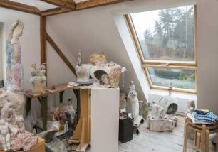 Atelier des Bildhauers Jürgen Cominotto (*1952), Ohorn