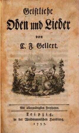 Geistliche Oden und Lieder