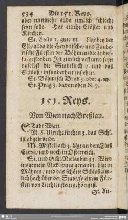 151. Reys. Von Wien nach Breßlau