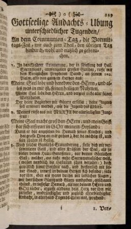 129-136, Gottseelige Andachts-Ubung unterschiedlicher Tugenden