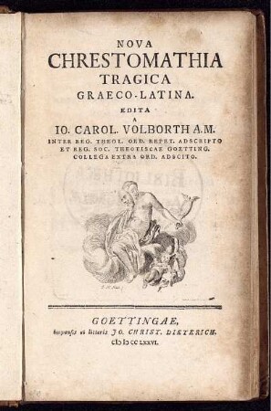 Nova Chrestomathia Tragica Graeco-Latina