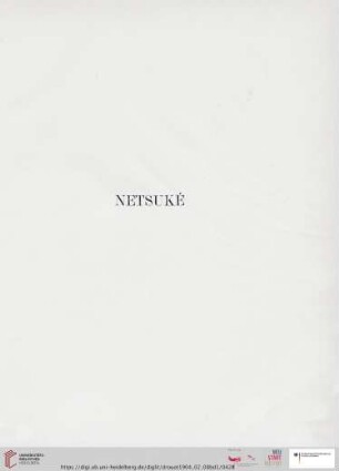 Netsuké (Nr. 1724 - 1883)