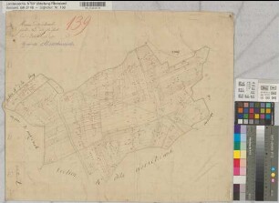 Mairie d'Arnoldsweiler, Section L dite Steinbach, Gemeinde Morchenich, Meyerhoff. 1: 2500 (alte Urkarte)