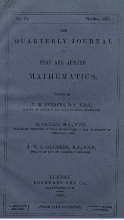 No. 70. October, 1881.