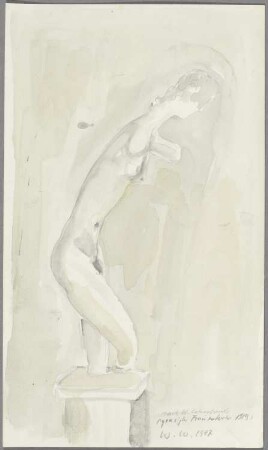 Nach W. Lehmbruck (geneigter Frauentorso 1919)