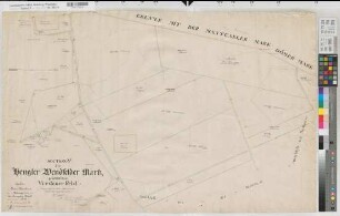 Stadtlohn (Stadtlohn), Teilung der Hengeler und Wendfelder Mark, Sektion 5 Brouillonkarte Vredener Feld