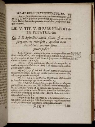 Tit. V. Si Pars Hereditatis Petatur. &c.