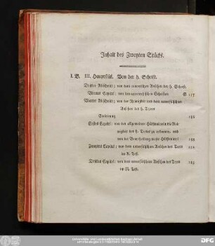 Inhalt des Zweyten Stücks.