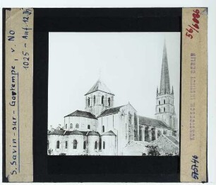 Saint-Savin, Abteikirche Saint-Savin-sur-Gartempe : Ansicht von Nordost