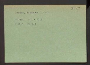 Launer, Johannes