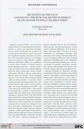 Malarstwo różne na Śląsku