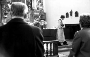 Freiburg: Adelhauser Kirche; orthodoxer Festgottesdienst