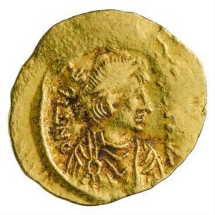 Münze, Tremissis, 582 - 602