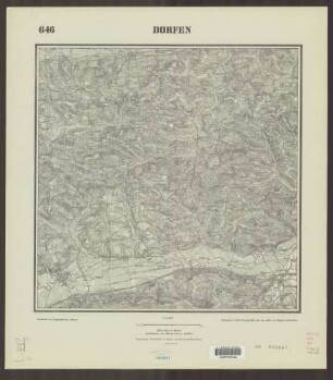 646 Dorfen ; Topographische Karte von Bayern 1:25.000 [Positionsblätter]
