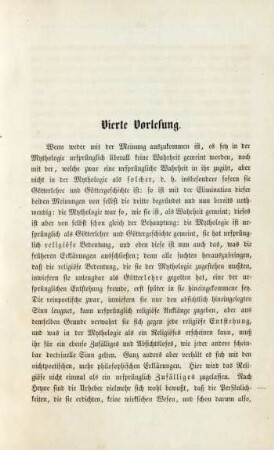 Vierte Vorlesung