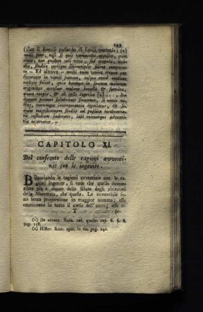 Capitolo XI. Del confronto delle cagiono arventizie con le ingenite.